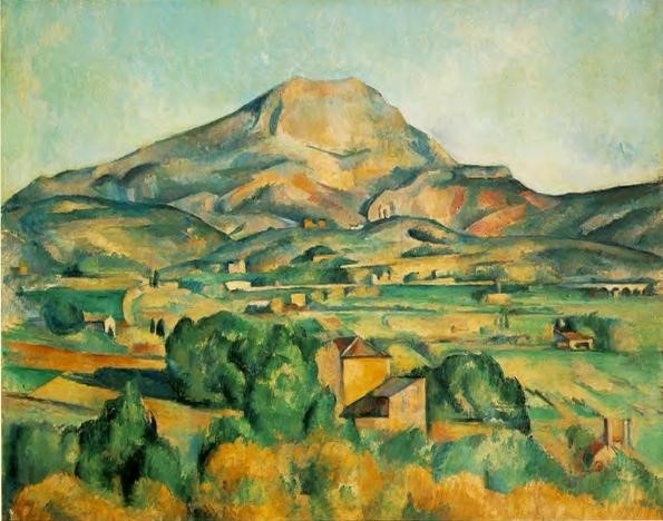 LA MONTAÑA SAINT VICTOIRE de Paul Cezane