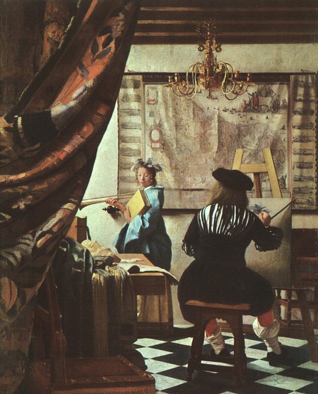 ALEGORÍA DE LA PINTURA - Jan Vermeer van Delft