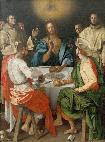  LA CENA DE EMAÚS - Jacopo Pontormo