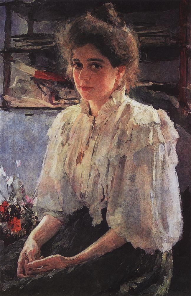 RETRATO DE MARÍA ILOVA - Valentín Serov