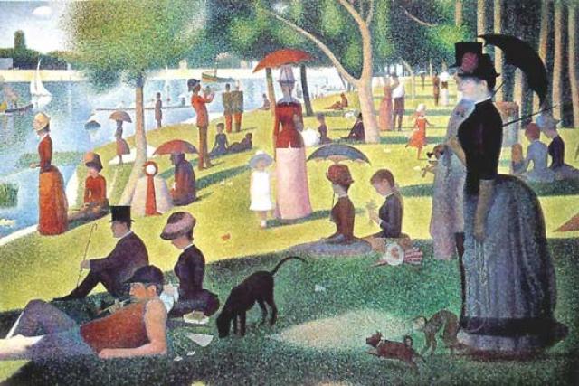 TARDE DE DOMINGO - George Pierre Seurat