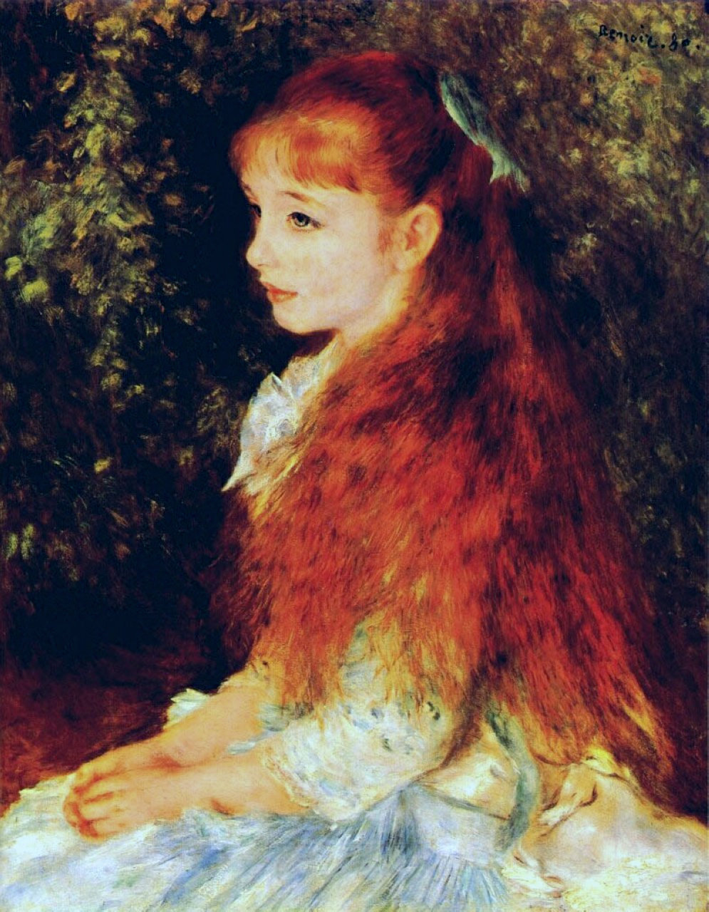 RETRATO DE IRENE CAHEN - Pierre Auguste Renoir