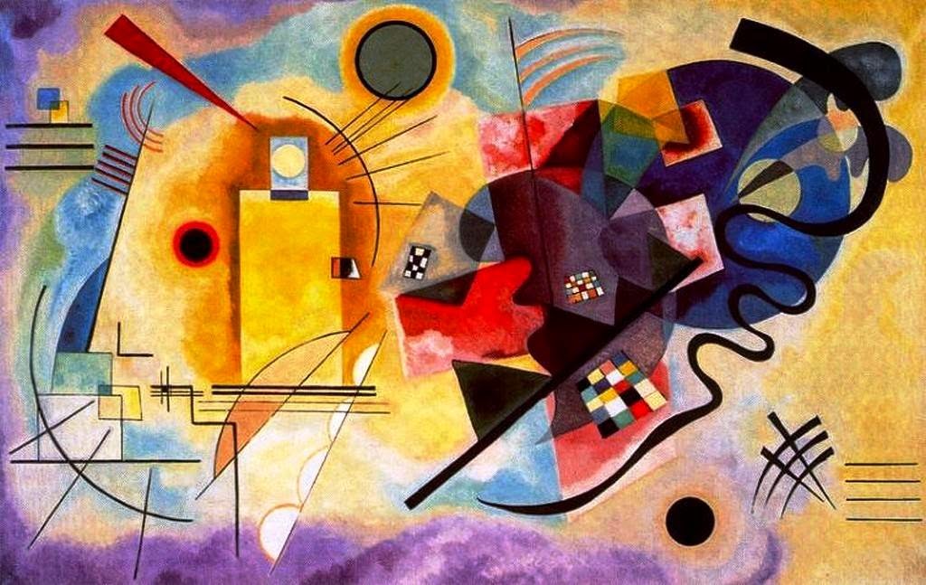 AMARILLO ROJO Y AZUL - Vasili Kandinsky