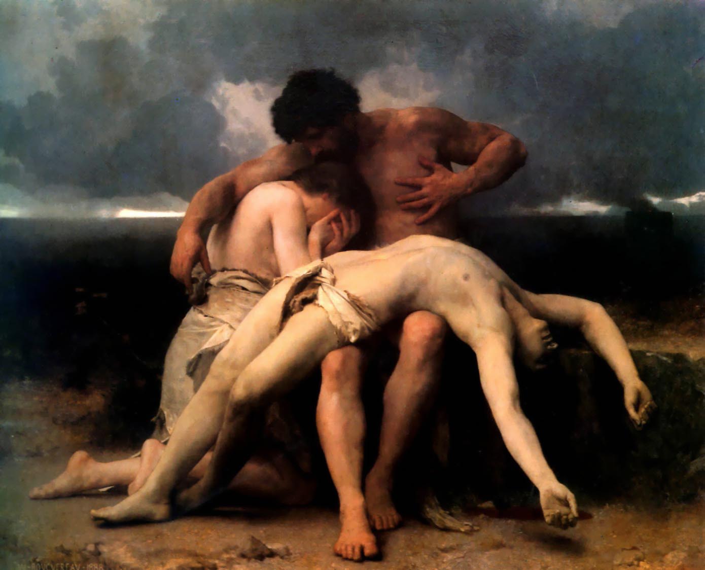 EL DESPERTAR DE LA TRISTEZA - William-Adolphe Bouguereau