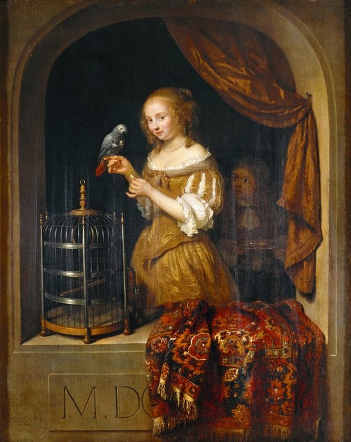 SEÑORA DE FENSTER - Caspar Netscher