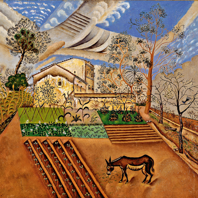  EL HUERTO CON ASNO - Joan Miro