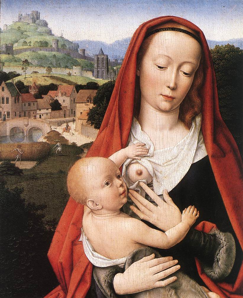 LA VIRGEN Y EL NIÑO - Gerard David