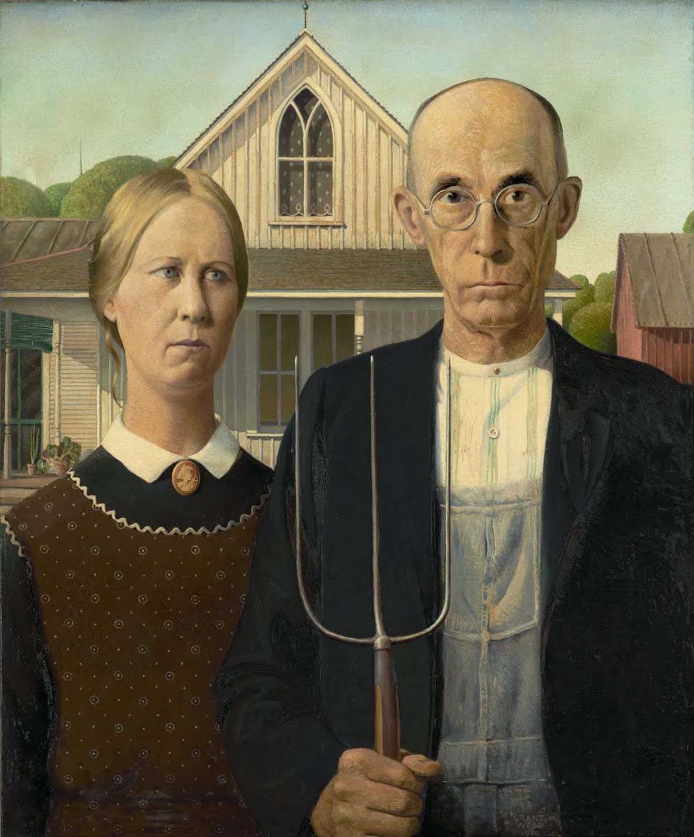 AMERICAN GOTHIC - Grant Wood