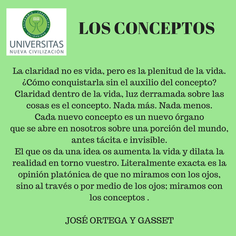 Los conceptos