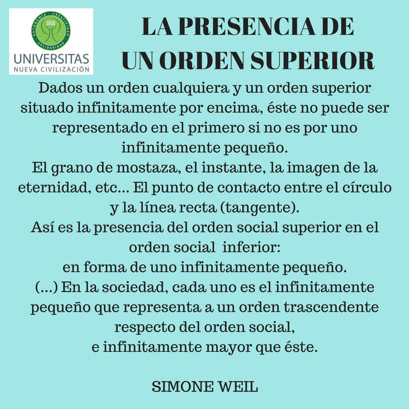 La presencia de un orden superior