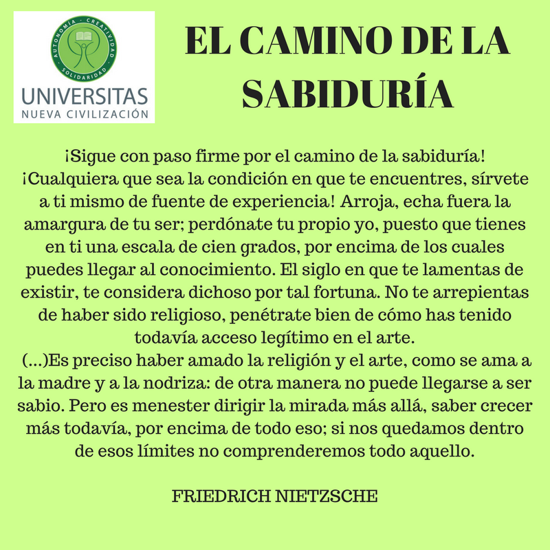 El camino de la sabiduría