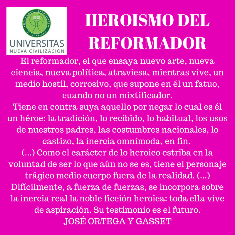 Heroísmo del reformador