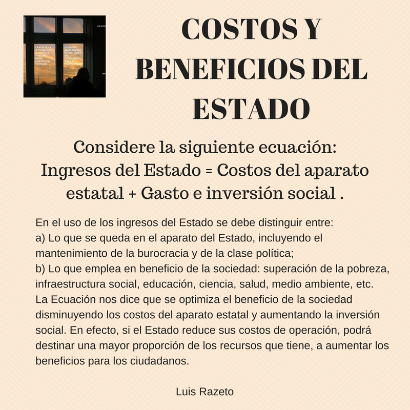 Costos y beneficios del estado