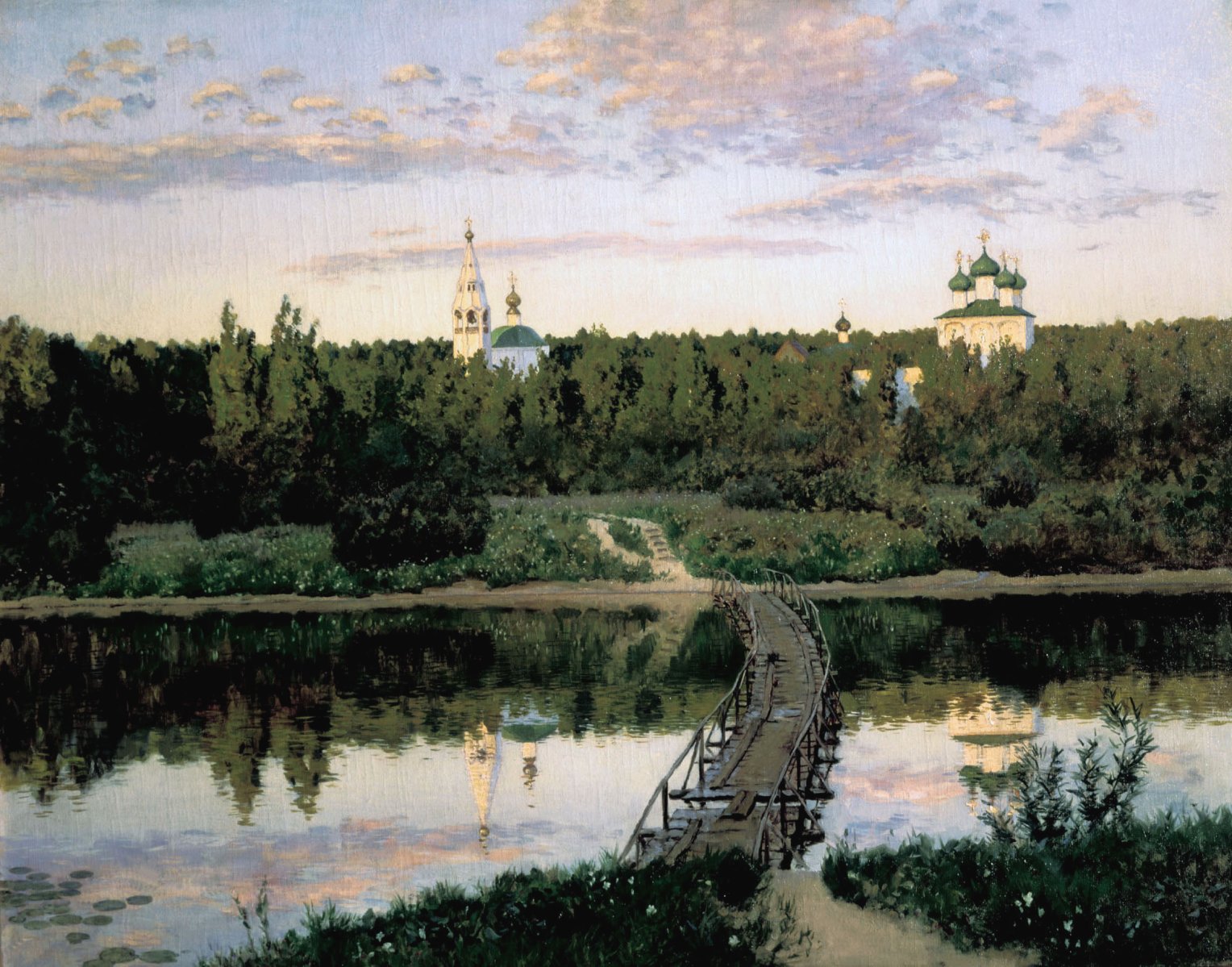  MONASTERIO SILENCIOSO - Isaac Levitan