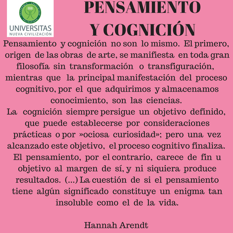 Pensamiento y cognición