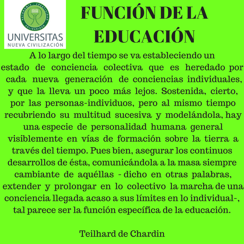 Función de la educación