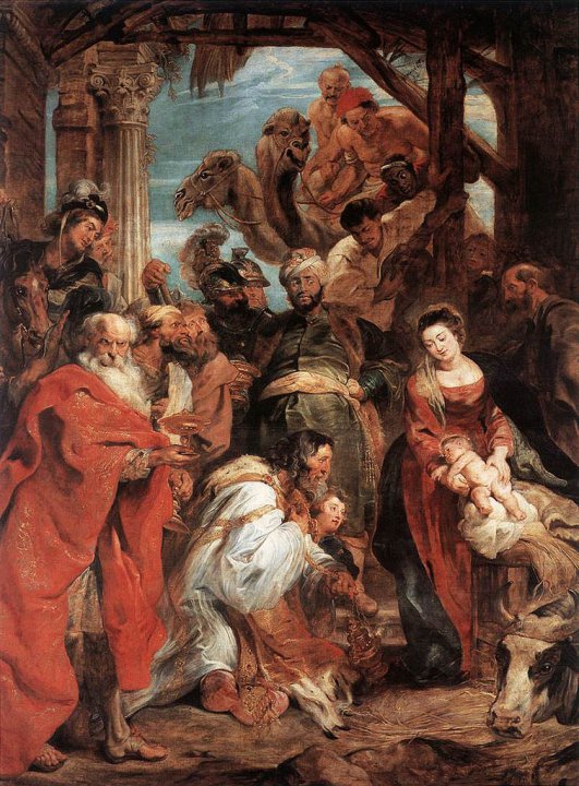 Rubens adoración de los magos