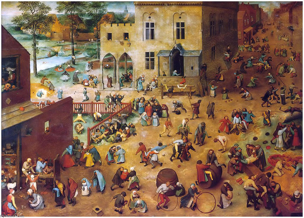 Pieter Bruegel - Niños jugando