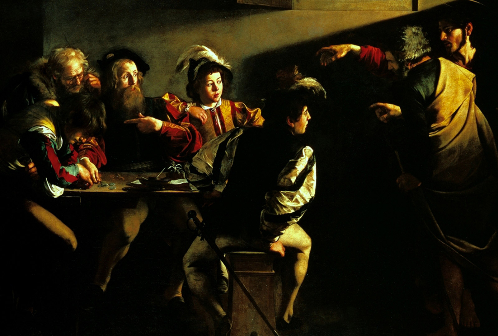 Caravaggio -vocación de mateo
