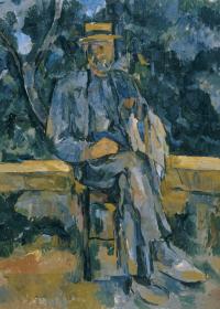RETRATO DE UN CAMPESINO -  Paul Cézanne