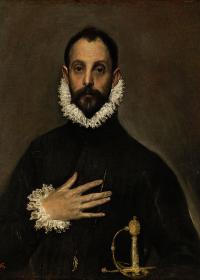 AUTORETRATO - El Greco