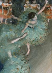 BAILARINA VERDE - Edgar Degas