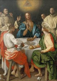  LA CENA DE EMAÚS - Jacopo Pontormo