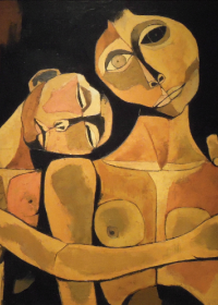 MADRE Y NIÑO - Oswaldo Guayasamín