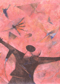 HOMBRE MIRANDO PÁJAROS - Rufino Tamayo