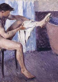 HOMBRE SECANDO SUS PIERNAS - Gustave Caillebotte