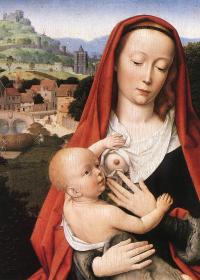 LA VIRGEN Y EL NIÑO - Gerard David