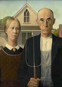 AMERICAN GOTHIC - Grant Wood