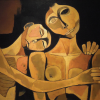 MADRE Y NIÑO - Oswaldo Guayasamín