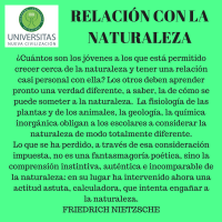 Relación con la naturaleza