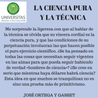 La ciencia pura y la técnica