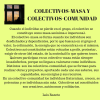 Colectivos-masa y colectivos-comunidad
