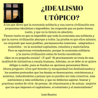 ¿Idealismo utópico?