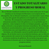 Estado totalitario y progreso moral