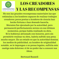 Los creadores y las recompensas