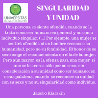 Singularidad y unidad