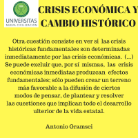 Crisis económica y cambio histórico