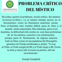 Problema crítico del místico