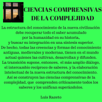 Ciencias comprensivas de la complejidad