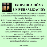 Individuación y Universalización