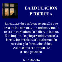 La educación perfecta