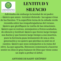 Quietud y silencio