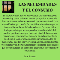 Las necesidades y el consumo